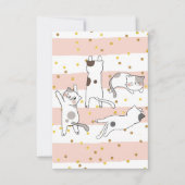 猫好きのまわりに 出欠カード (正面)