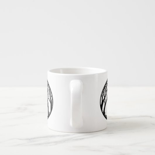 猫好きのエスプレッソのコップの脂肪質猫はマグ猫のギフトをすくいます エスプレッソカップ (裏面)