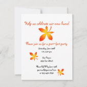 猫好きのカスタマイズ可能な招待状日本の子猫 招待状 (裏面)