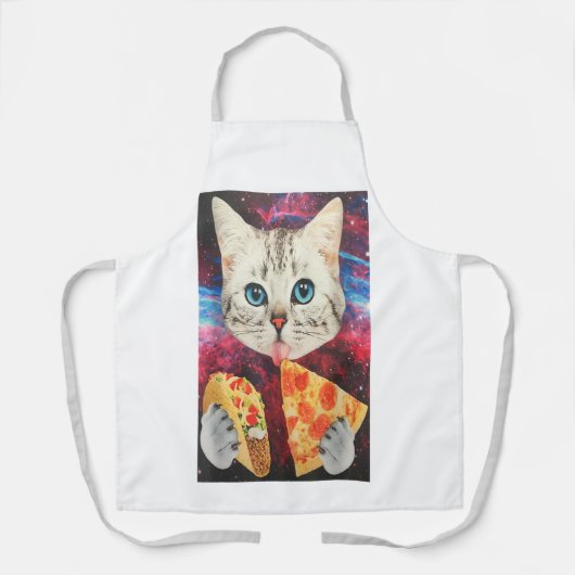 猫好きのキッチンアイテム贈答用エプロン エプロン (正面)