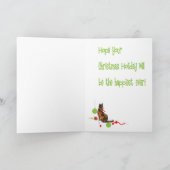 猫好きのクリスマスカード シーズンカード (内部)