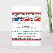 猫好きのクリスマスカード シーズンカード (裏面)