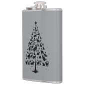 猫好きのクリスマスツリー1 フラスク (左)