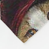 猫好きのコラージュのフリースブランケット フリースブランケット (角)