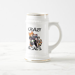 猫好きのコーヒー・マグ ビールジョッキ