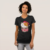 猫好きのニャー猫クリスマスプレゼント Tシャツ (正面フル)