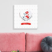 猫好きのハート キャンバスプリント (インサイチュ (リビング))