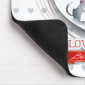 猫好きのハート マウスパッド (コーナー)