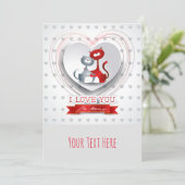 猫好きのハート 招待状 (スタンド正面)