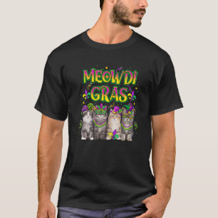 猫好きのメオディグラ・マルディグラの衣装 Tシャツ