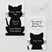 猫好きの名刺 名刺 (正面/裏面)