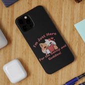 猫好きの喜び - キャットニップとぬくもり iPhoneケース