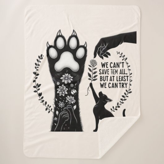 猫好きの喜び シェルパブランケット (正面)