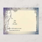 猫好きの庭でデートを楽しむ 案内ポストカード (裏面)