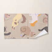 猫好きの方のために バスタオルセット (ハンドタオル)