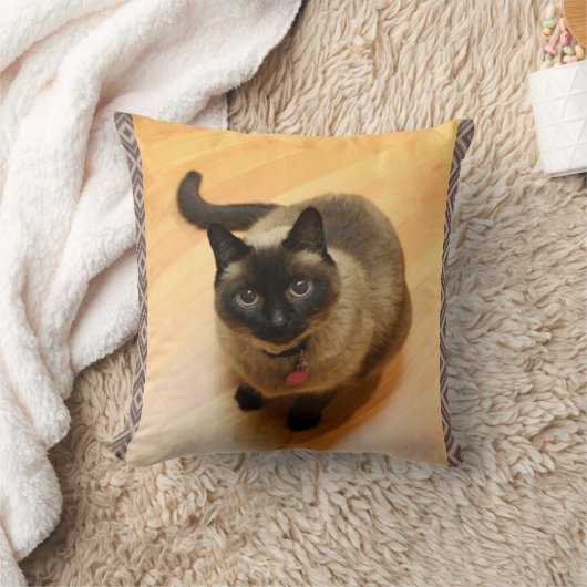 猫好きの枕 クッション (ブランケット)