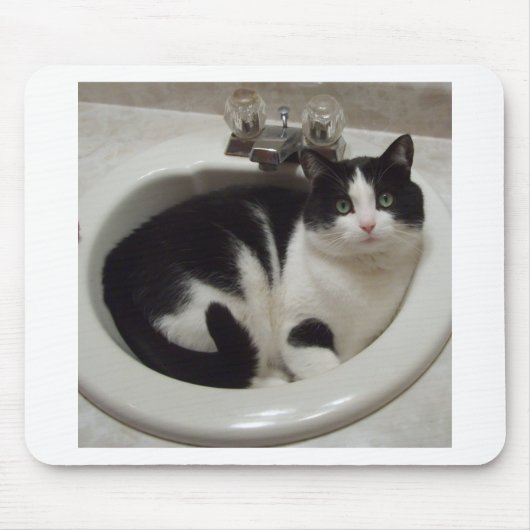 猫好きの歓喜 マウスパッド (正面)