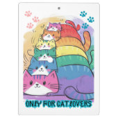 猫好きの猫たち クリップボード (裏面)