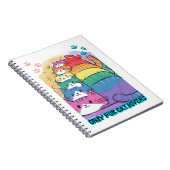 猫好きの猫たち ノートブック (右側)