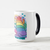 猫好きの猫たち モーフィングマグカップ (正面右)