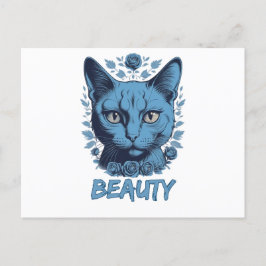 猫好きの猫美しい ポストカード