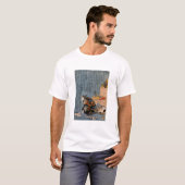 猫好きの画家・歌川国芳 Tシャツ (正面フル)