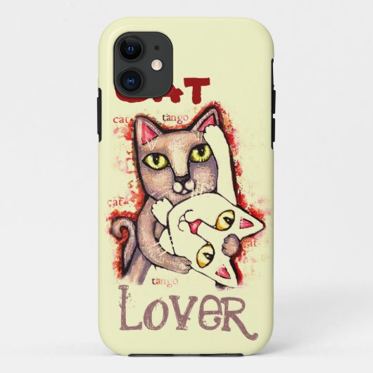 猫好きの穹窖のiPhone 5のやっとそこに場合 Case-Mate iPhoneケース (裏面)