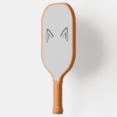 猫好きの耳尾 ピックルボールラケット (左)