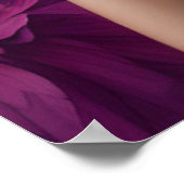 猫好きの花の女の子 ポスター (角)