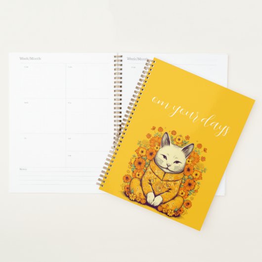 猫好きの誕生日エッセンシャルモーメント/ Meownful Moments プランナー手帳 (ディスプレー)