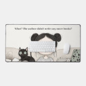 猫好きの読者に絶望 デスクマット (キーボード&マウス)