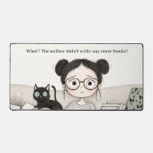 猫好きの読者に絶望 デスクマット (正面)