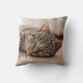 猫好きの贈り物 – Pet Photo Memorial- Cat Photo クッション (裏面)