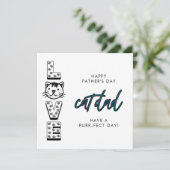 猫好きの青いお父さん カード (スタンド正面)