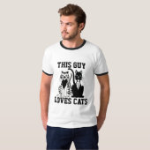 猫好きのTシャツ Tシャツ (正面フル)