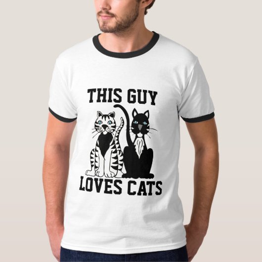 猫好きのTシャツ Tシャツ (正面)
