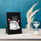 猫好きは猫を愛する女の子 フォトプラーク (側面)