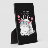 猫好きは猫を愛する女の子 フォトプラーク (側面)