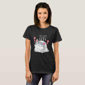 猫好きは猫を愛する女の子 Tシャツ (正面フル)