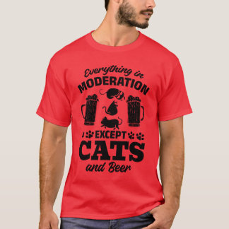 猫好きは猫を除けば節度は全て Tシャツ