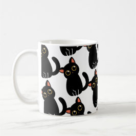 猫好きへのギフトに最適な世界一かわいい黒猫マグカップ コーヒーマグカップ