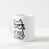 猫好きへのギフト コーヒーマグカップ (正面左)