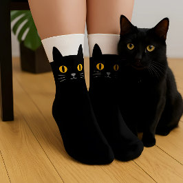 猫好きへのギフト 黒猫ソックス ソックス