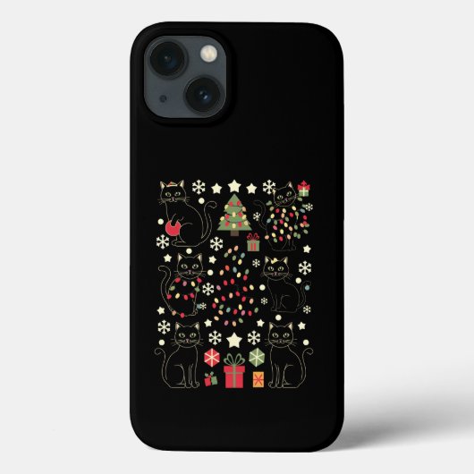 猫好きへのクリスマスプレゼント 猫の飼い主へのギフト Case-Mate iPhoneケース (裏面)