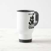 猫好きへの最初の贈り物はダメって言って トラベルマグ (正面右)