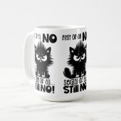 猫好きへの最初の贈り物はダメ  コーヒーマグカップ (正面左)