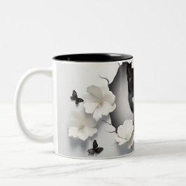 猫好きやハロウィンファンに最適な贈り物 ツートーンマグカップ