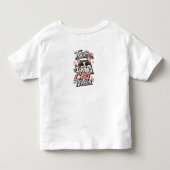 猫好きを自負する人 トドラーTシャツ (裏面)