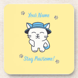 猫好きカスタムコースター – かわいい&パーソナライズされた可愛い コースター