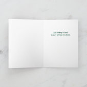 猫好きガーデン恋しく思ウィンドウズ カード (内部)